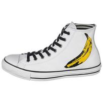 Andy Warhol X Converse CT HI Comfortable Versatile Slip Resistant Durable High Top Skate Shoes Unisex sneaker White 149535C 37 white