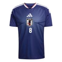 Adidas 2026 Japan National Team Kubo Takefusa 8 Home Striped Slim Fit V-Neck Short Sleeve Football Jersey Fan Version Unisex jersey KD3345-8 XL