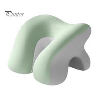 Memory Foam Nap Pillow Face Down Pillow, Ergonomic Desk Portable with Arm Hole, Washable Cover for Office School Sleeping Curved Surface