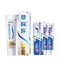 Crest 7-Effect & Sensodyne Multi-Care Toothpaste Bundle
