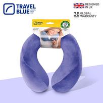 TRAVEL BLUE Memory Foam U-Shaped Travel Neck Pillow