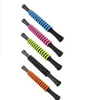 Pink Massage Stick Plastic Roller Full Body Massager for Deep Tissue Relaxation Blood Circulation Relief Stick rožinė