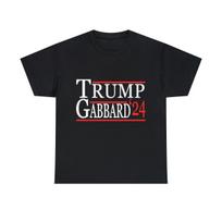Donald Trump Tulsi Gabbard 2024 Graphic Tee Shirt, S-5XL XXXL