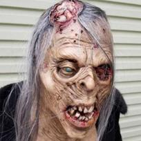 Melting Face Scary Zombies Mask Adult Full Face Head Latex Mask Horror Halloween Cosplay Mask Masquerade Mask