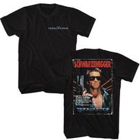 The Terminator VHS Movie Cover Schwarzenegger 45 Longslide Men's T Shirt 2XL