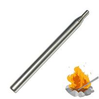 Fire blowing stick, fire starter, with carabiner storage case, 6-stage ruda