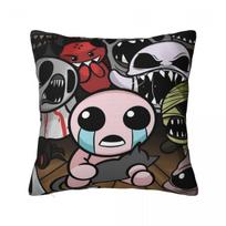 Game The Binding Of Isaac Pillowcase Printing Polyester Cushion Cover Decoration Throw Pillow Case Cover Home Zipper 18 Peach skin 18*18(CM)-1Pcs