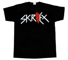 Skrillex Iš Pirmo Paskutinio Dog Blood Trumpomis Ilgomis Rankovėmis Juodi Unisex Marškinėliai S