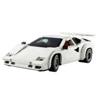Technical Countach 5000 Qv Model Car Kit Building Blocks Bricks Famous Super Sport Vehicle Model Assembly For Kid Gift