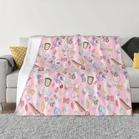 Honeydukes Wizarding Sweet Shop Throw Blanket Blanket For Sofa Shaggy Blanket Fluffy Shaggy Blanket Blankets For # 75X95CM pilka spalva