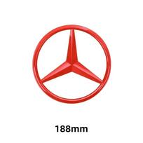 2025 For Mercedes-Benz 1vnt 188mm 210mm ABS Automobilio Priekinės Grotelės Ženklelis Lipdukas Dangtelis Emblema For Mercedes Benz A/B/C/E/S Klasės GLA CLA
