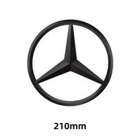 2025 For Mercedes-Benz 1vnt 188mm 210mm ABS Automobilio Priekinės Grotelės Ženklelis Lipdukas Dangtelis Emblema For Mercedes Benz A/B/C/E/S Klasės GLA CLA