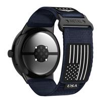 For Google Pixel Watch 3 4 Strap 45mm 41mm accessories Sport Nylon Trail Loop Belt bracelet correa for Google Pixel Watch 2 Band Pixel Watch 4 3 45mm vidurnakčio mėlyna spalva