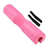 Comfortable Foam Barbell Pad Foam Bar Padding Shoulders Support Weight Bar Pad  Lunges rožinė