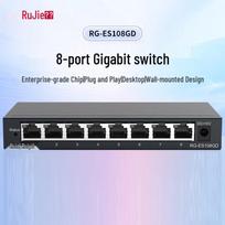 Ruijie RG-ES108GD 8-Port Gigabit Unmanaged Desktop Switch