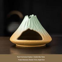 Retro Ceramic Mount Fuji Incense Burner