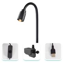 360 Degree Rotation Mini Clip-on Aquarium Lamp LED Aquarium Plant Light  South American Fish Tank White Light