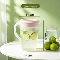 Glass Cold Water Pitcher with Lid