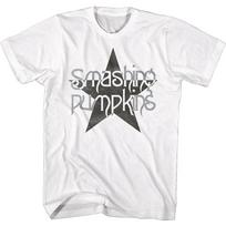 The 1990s Retro  Smashing Pumpkins  Band's  Zero  Short-sleeved Men's T-shirt Featuring A Small Monster Design. M