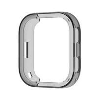 For Amazfit Bip Max Case Cover AntiScratch TPU Protective Shell Bumper For Amazfit Bip Max Smart Watch Protector Frame Accessory skaidri juoda spalva