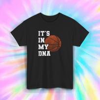 Basketball DNA T-Shirt Fingerprint Hoops Sports Fan Tee S-5XL S