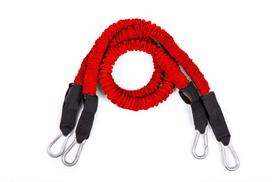 BodyBoss Resistance Bands - Custom Resistance Bands for Full Body raudona