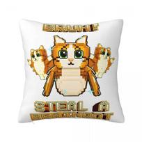 Bruh Steal A Brainrot 67 Six Seven Pillow Cases Funny Brainrot Meme Cushion Covers Awesome Decorative Pillowcase For Car 18 Peach skin 18*18(CM)-1Pcs