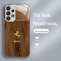 „Samsung S30plus“ skysto metalo dėklas: Itin lengvas prabangus dizainas S8, apsauga nuo kritimo S23. S8 Plus