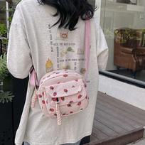 Strawberry Bag Crossbody Bags Trendy Handbags Messenger Designer Luxury Bag for Women Travel 20X18X10 rožinė