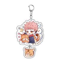 Animacinis Jujutsu Kaisen Akrilinis Raktų Pakabukas Anime Aksesuaras Itadori Yuji Fushiguro Megumi Kugisaki Nobara Satoru Gojo Pakabukas Raktų Pakabukas