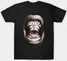 System Of A Down Short Sleeve  Mens Unisex S-3XL Black Fan Art Unisex T-Shirt XXXXL