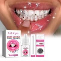 Tooth Gem Kit, DIY Crystals Jewelry Kit Teeth Gems Kit, Fashionable Tooth Gems Kit for Teeth, Teeth Jewelry Starter kit 1pcs