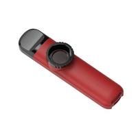 Kazoos Lightweight Performance Flute Music Woodwind Instrument Colorful Plastic Kazoos with 8Pcs Kazoo Flute Diaphragms raudona