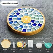 DIY Mosaic Coaster & Heat- Mat Craft Kit Super Easy Handmade Set for Halloween Activities, School Clubs, Company Team Building