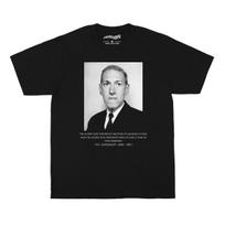 H P Lovecraft TShirt Cthulhu Mythos Horror Writer Unisexs Tops Clothes Short Sleeve Cotton Summer Loose Printed Clothing Shirts S