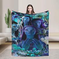 Avatar Movie Blanket  Flannel Funny Warm Throw Blankets for Bedding Lounge Spring/Autumn 75x90cm