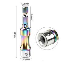 Hex Shank Impact Socket 8mm Drill Bit Adapter  for Power Drill Screwdriver Hardware Tools 1pc