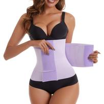 Custom Logo Triple Waist Cincher Colombia Waist Trainer Tummy Control Band Body Sculpting Belt High Compression Hourglass Girdle S levanda