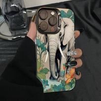 Tropical Elephant Case for Apple iPhone 15, 17 Pro, 16 Pro, Premium 14, Creative 13, Drop Protection iPhone 7