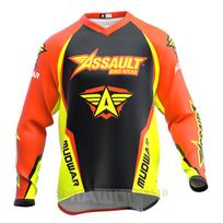 Assault Bike Wear Off-road Motorcycle Team Jersey Enduro Off-road Mountain Bike BMX MX DH Downhill Bike Sports Shirt Team Jersey S