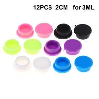 3/5ML Insulin Glass Vial Protective Silicone Caps 12Pcs Leak-proof Durable Covers for Home Diabetic Medication Storage S 12pcs