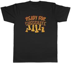 Ready for Checkmate Chess Lover Mens T-Shirt Tee Gift Top XXL
