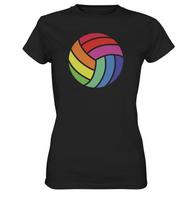 Volleyballer T-Shirt Beachball Ball Sports Colorful Volleyball Gift - Premium Shirt S