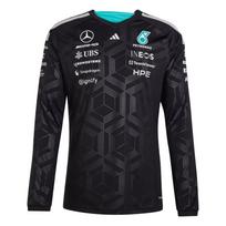 Adidas MERCEDES   AMG PETRONAS FORMULA 1 TEAM JERSEY Quick Dry T Shirts Men's KF0148- L