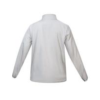 Li Ning Jackets Men's Waterdrop Gray Stand Collar Fleece lined Soft Shell ASJKA31-5 XXL