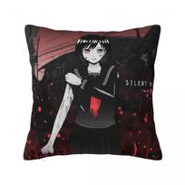 Silent Hill F Field Of Red Lilies Pillowcase Soft Cushion Cover Decorations Throw Pillow Case Cover Sofa Square 40X40Cm Peach skin 18*18(CM)-1Pcs