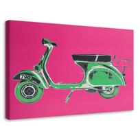 Canvas print Vespa Scooter Pink 60x40 įvairiaspalvis
