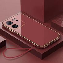 Skirtas Xiaomi 13T Pro Case Xiaomi 13T Cover MI 13T pro Telefono dėklas mi13t xiao mi 13t pro Luxury Square Plating Atsparus smūgiams galinis dangtelis Xiaomi 13T Pro