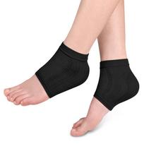 Plantar Fasciitis Support Foot Skin Female Socks Gel Heel Protector Half-yard Socks Heel Sleeve Pads Silicone Heel Pads juoda