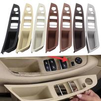 LHD RHD vidinių durų traukiamos rankenos porankio plokštės apdaila be veidrodžio sulankstymo mygtuko, skirto BMW 5 serijai F10 F11 F18 520 523 525 528 LHD Black